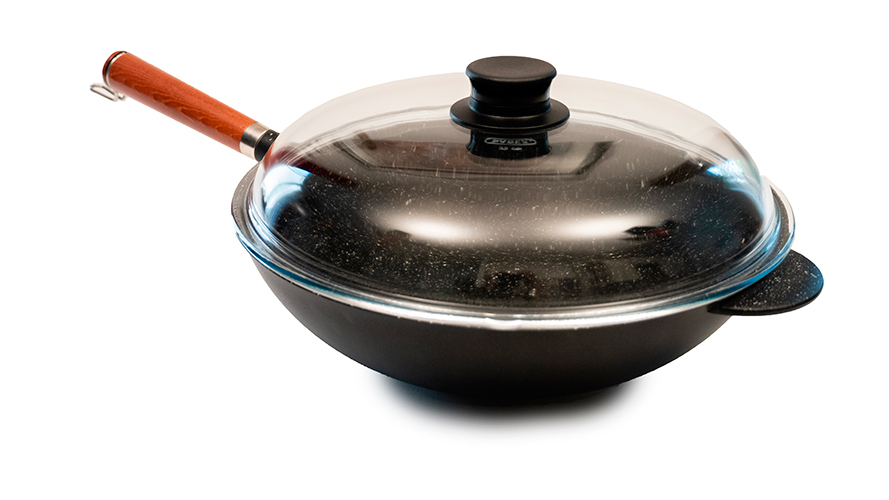 03 wok Fontal avec couvercle pyrex manche amovible-H500